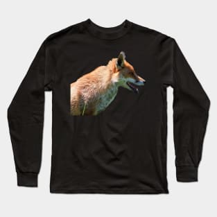 Fox Side View Long Sleeve T-Shirt